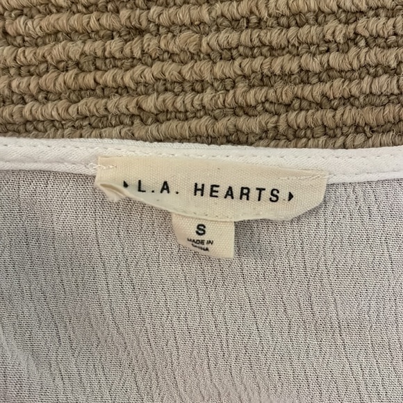 PacSun/L.A. Hearts cropped long sleeve top & Vintage Havana denim skirt - Picture 3 of 6